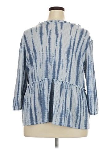 Como Blu 3/4 Sleeve Top (view 2)