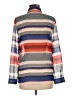 Laundry by Shelli Segal 100% Polyester Stripes Gray Long Sleeve Blouse Size M - photo 2