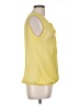 Bellatrix 100% Polyester Yellow Sleeveless Blouse Size M - photo 4