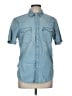 Levi's 100% Cotton Blue Short Sleeve Button-Down Shirt Size M - photo 1