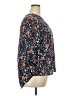 Daniel Rainn 100% Polyester Floral Black 3/4 Sleeve Blouse Size XXL - photo 4