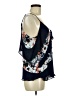 Parker 100% Polyester Blue Sleeveless Blouse Size M - photo 4