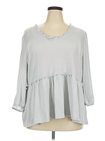 Como Blu 3/4 Sleeve T-Shirt (view 1)