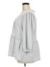 Como Blu Gray 3/4 Sleeve T-Shirt Size 3X - photo 5