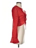 Superdown 100% Polyester Red Long Sleeve Blouse Size XS - photo 4