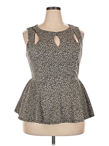 Janette Plus Sleeveless Blouse (view 1)