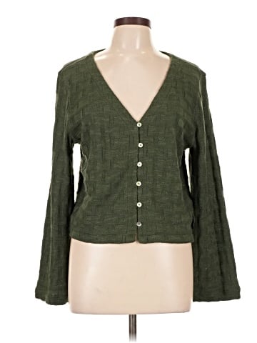 Madewell Basket-Weave Stitch Long-Sleeve Sweater Tee (view 1)
