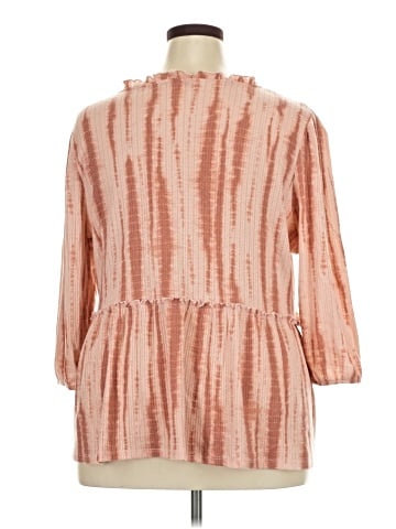 Como Blu 3/4 Sleeve Blouse (view 2)