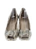 Stuart Weitzman Tweed Gold Heels Size 7 - photo 2