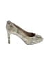 Stuart Weitzman Tweed Gold Heels Size 7 - photo 1