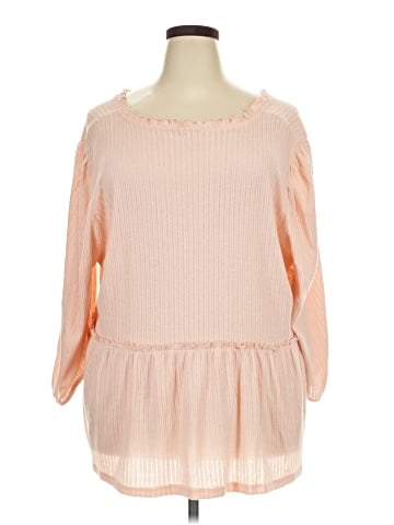 Como Blu 3/4 Sleeve Blouse (view 1)