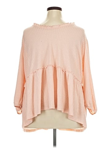 Como Blu 3/4 Sleeve Blouse (view 2)
