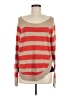 John & Jenn Stripes Red Pullover Sweater Size M - photo 1