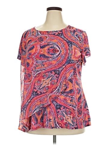 DressBarn Short Sleeve Blouse (view 1)