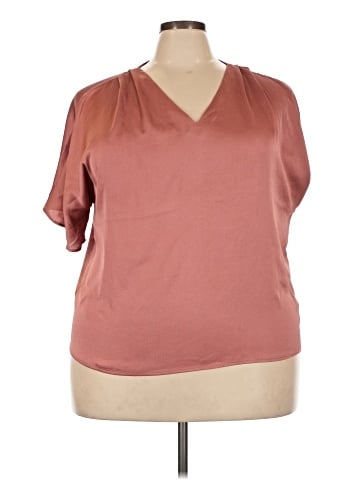 Bar III Short Sleeve Blouse (view 1)