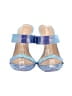 Stuart Weitzman Color Block Blue Sandals Size 9 - photo 2