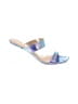 Stuart Weitzman Color Block Blue Sandals Size 9 - photo 1