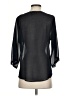 Cache 100% Polyester Black 3/4 Sleeve Blouse Size XS - photo 2