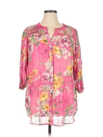 Figueroa & Flower 3/4 Sleeve Blouse (view 1)
