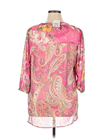 Figueroa & Flower 3/4 Sleeve Blouse (view 2)
