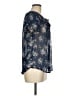 Knox Rose 100% Polyester Blue Short Sleeve Blouse Size M - photo 4