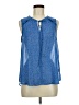 Fun2Fun 100% Polyester Blue Sleeveless Blouse Size M - photo 1