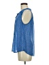 Fun2Fun 100% Polyester Blue Sleeveless Blouse Size M - photo 5
