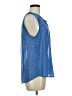 Fun2Fun 100% Polyester Blue Sleeveless Blouse Size M - photo 4