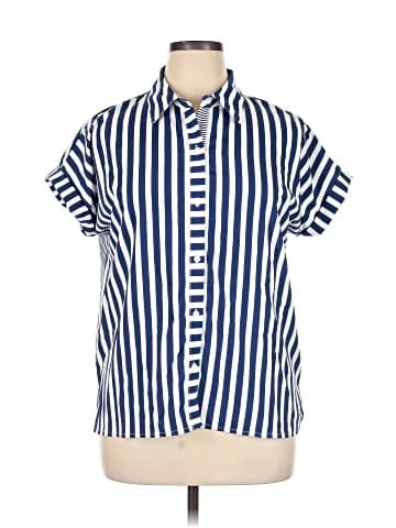 Notations Short Sleeve Blouse (view 1)
