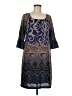 CHRIS McLaughlin Paisley Blue Cocktail Dress Size 8 - photo 1