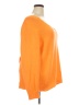 Lane Bryant 100% Cotton Solid Orange Pullover Sweater Size 22 - 24 Plus - photo 4