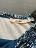 Mi ami Paisley Blue Casual Dress Size M - photo 7