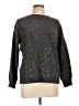 Ann Taylor LOFT Tweed Black Pullover Sweater Size Lg Petite - photo 1