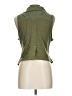 True Craft Green Sleeveless Button-Down Shirt Size L - photo 2