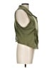 True Craft Green Sleeveless Button-Down Shirt Size L - photo 4