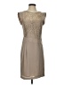 BCBGMAXAZRIA 100% Polyester Solid Tan Cocktail Dress Size 4 - photo 1