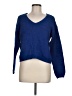 Marled Solid Blue Pullover Sweater Size M - photo 1
