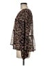 Knox Rose Brown Long Sleeve Blouse Size M - photo 5