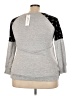 NY Collection Silver Sweatshirt Size 2X - photo 2