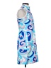 Boston Proper Graphic Blue Cocktail Dress Size XXS - photo 4