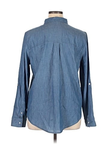 Caslon Long Sleeve Button-Down Shirt (view 2)
