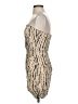 Jay Godfrey 100% Polyester Metallic Tan Cocktail Dress Size 2 - photo 5