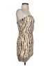 Jay Godfrey 100% Polyester Metallic Tan Cocktail Dress Size 2 - photo 4