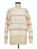a.n.a. A New Approach Stripes Ivory Pullover Sweater Size M - photo 1