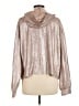 Mustard Seed Metallic Silver Sweatshirt Size M - photo 2