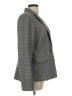 Cynthia Rowley Plaid Gray Blazer Size L - photo 4
