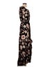Aqua Floral Black Casual Dress Size S - photo 4