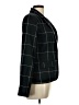 Merona Plaid Black Blazer Size 10 - photo 4