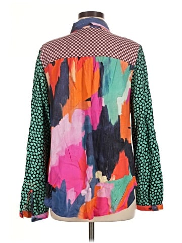 Maeve by Anthropologie Long Sleeve Blouse (view 2)
