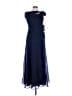 JS Collections 100% Polyester Blue Cocktail Dress Size 10 - photo 1